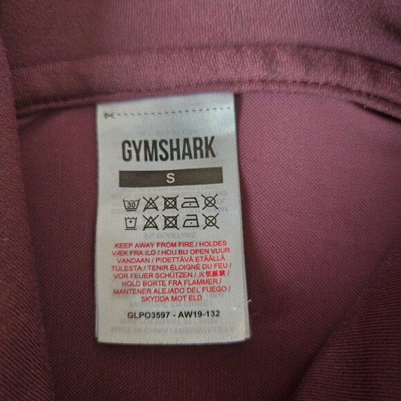 Gymshark Aura Hoodie Winter‎ Berry Pullover Long Sleeve Top Athletic size S - Picture 10 of 13